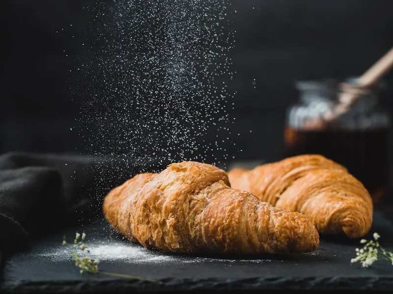 Croissants pur beurre et farine